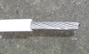 PVC Covered 1 x 19 Stainless Steel Wire